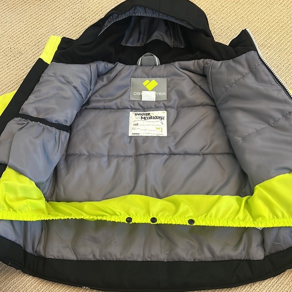 Grey, green and black Obermeyer Ski/ Snow Jacket! - Picture 2 of 4